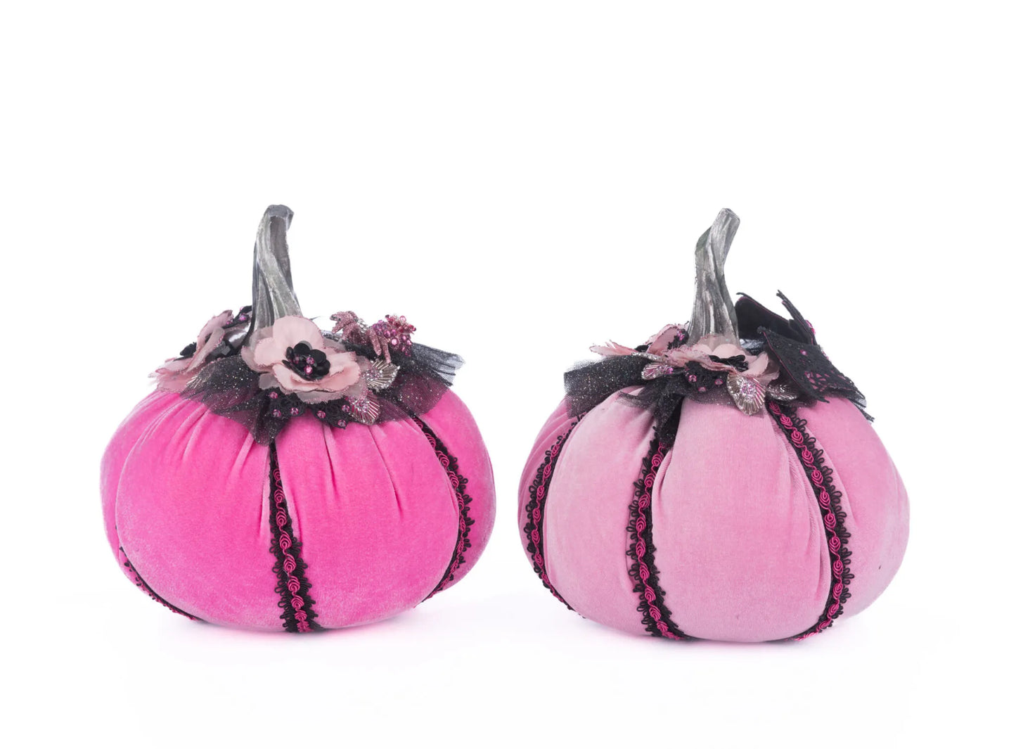 Katherine's Collection Pink Passion Stuffed Pumpkins   Katherine's Collection Halloween Pink Pumpkins