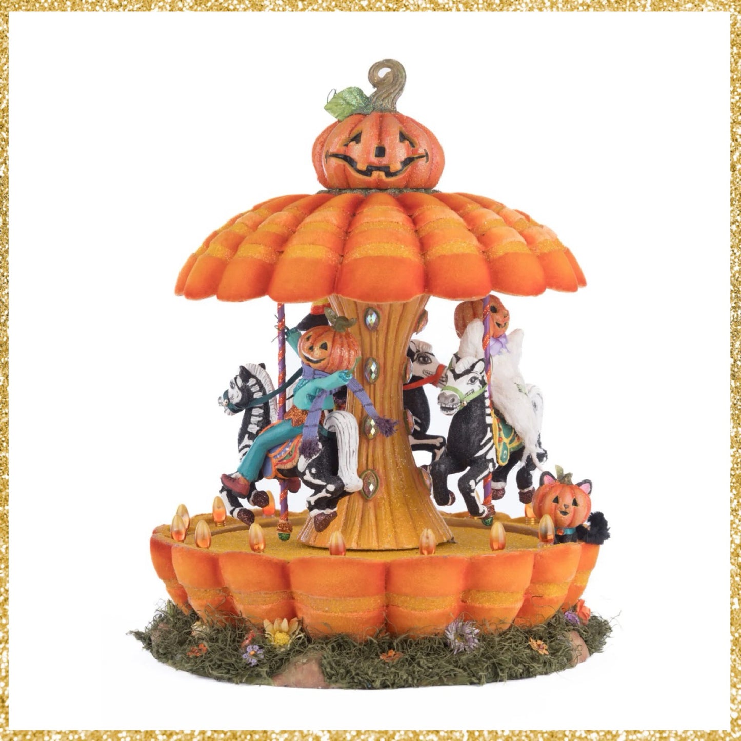 Katherine's Collection Pumpkin Carousel   Katherine's Collection Halloween Carousel