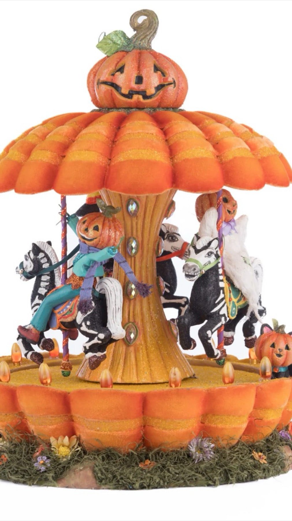 Katherine's Collection Pumpkin Carousel   Katherine's Collection Halloween Carousel