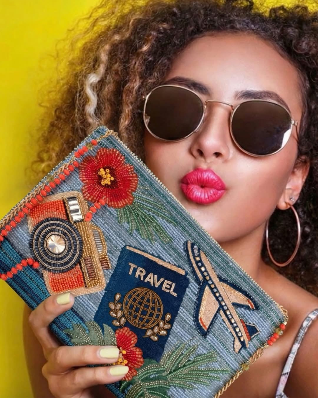 Mary Frances Where To Next Crossbody Handbag  Mary Frances Travel Fashion Bag