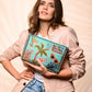 Mary Frances Coastal Notes Crossbody   Mary Frances Tropical Postcard Fashion Bag