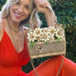 Mary Frances Basket Of Sunshine Handbag   Mary Frances Springtime Floral Fashion Bag
