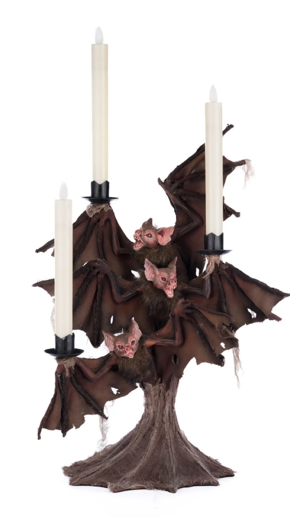 Katherine's Collection Bat Candelabra   Katherine's Collection Bat Candle Holder