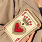 Mary Frances High Court Mini Crossbody Handbag  Mary Frances Heart Playing Card Bag