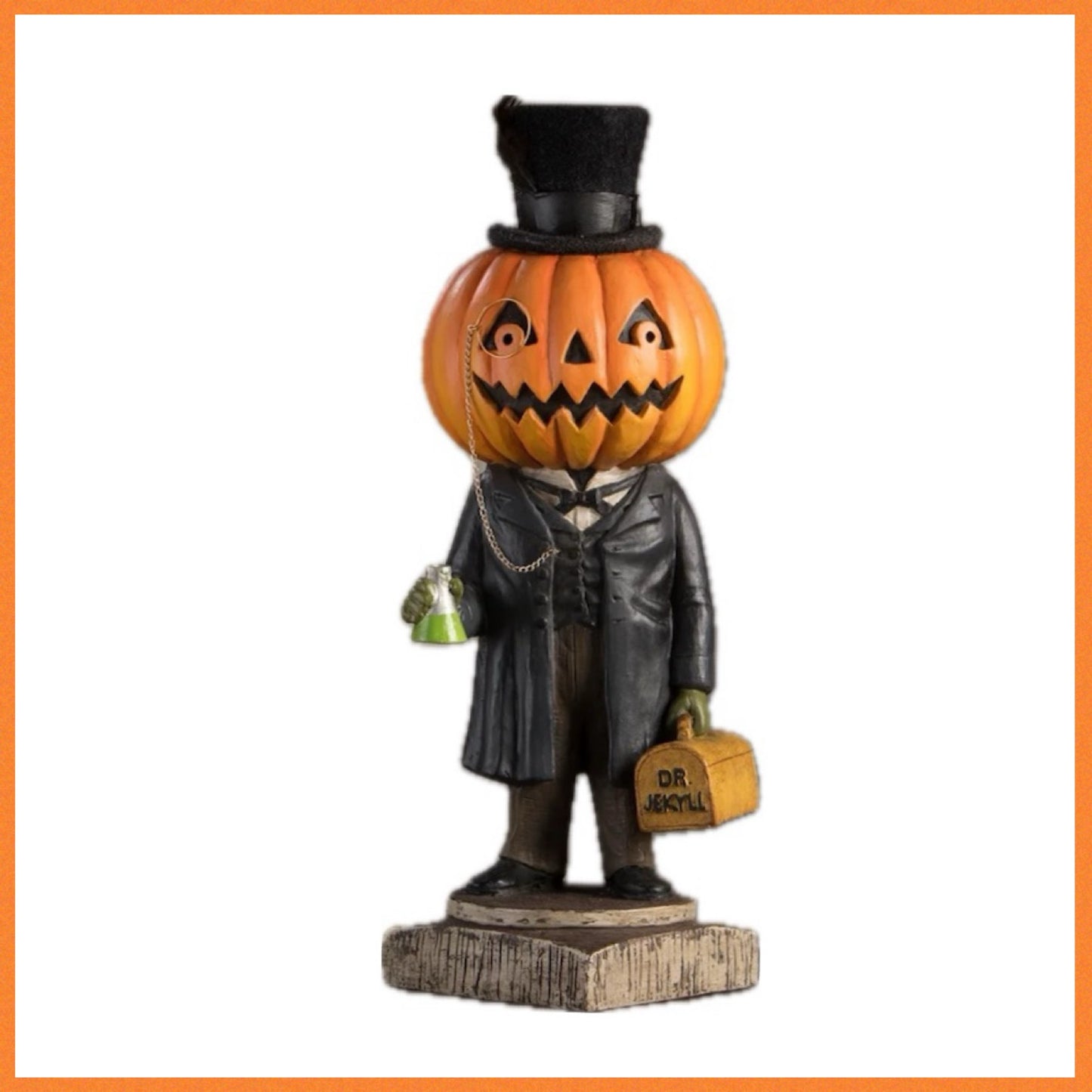 Bethany Lowe Jekyll Pumpkin Head    Bethany Lowe Halloween Decoration