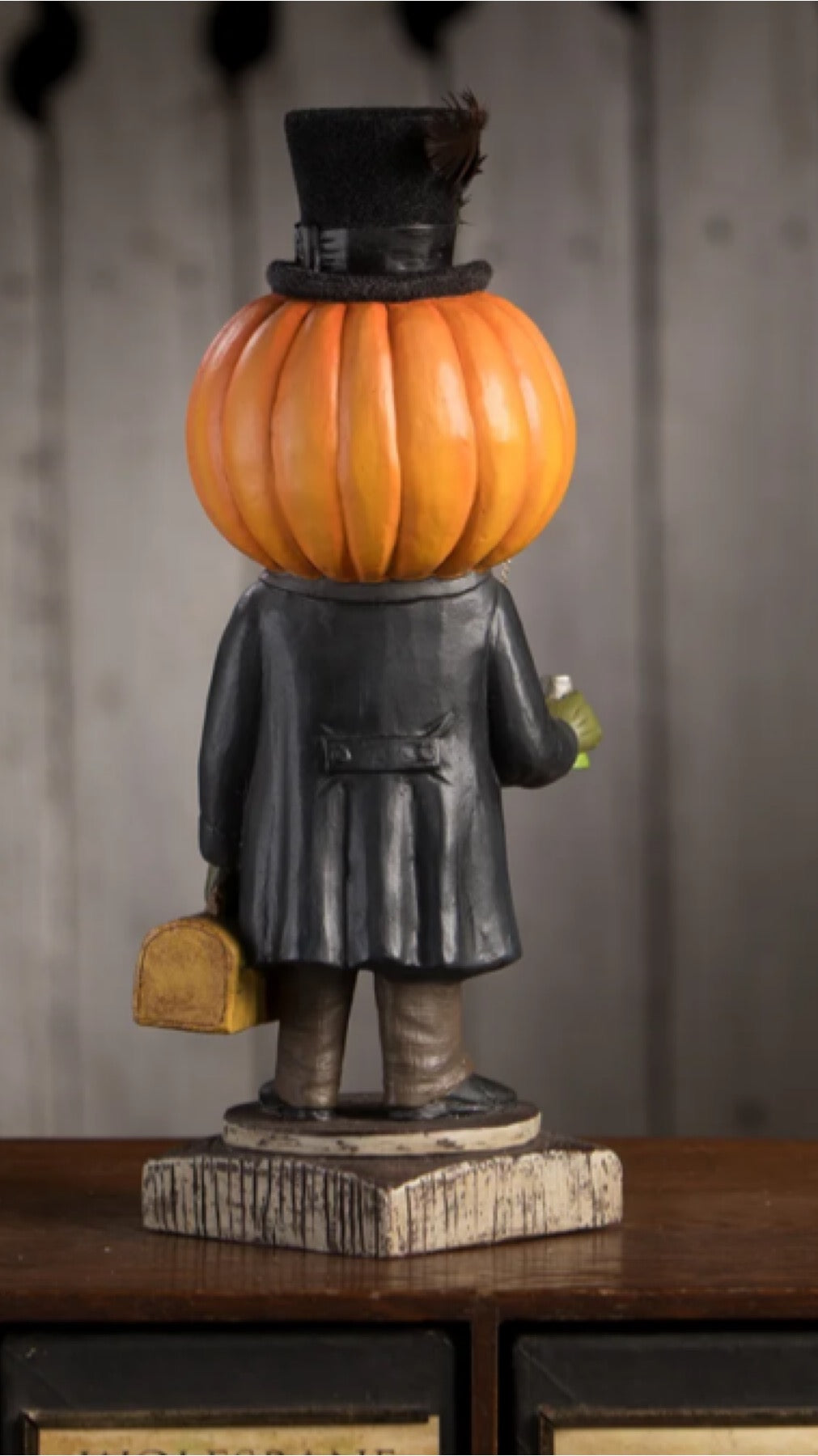 Bethany Lowe Jekyll Pumpkin Head    Bethany Lowe Halloween Decoration