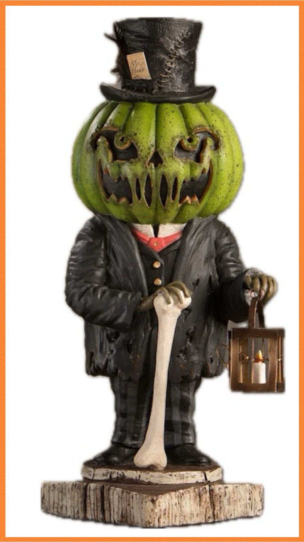 Bethany Lowe Hyde Pumpkin Head    Bethany Lowe Halloween Decoration