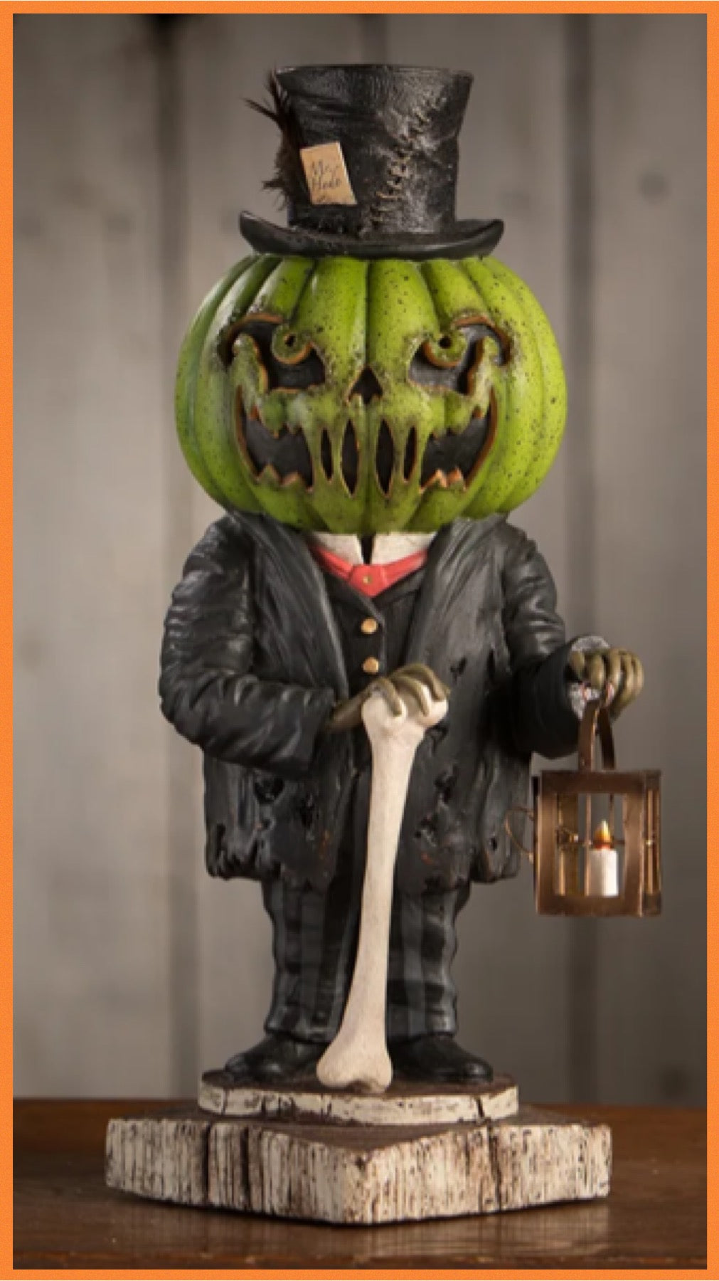 Bethany Lowe Hyde Pumpkin Head    Bethany Lowe Halloween Decoration