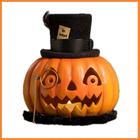 Bethany Lowe Dr. Jekyll Pumpkin Jack O' Lantern    Bethany Lowe Halloween Pumpkin Decoration