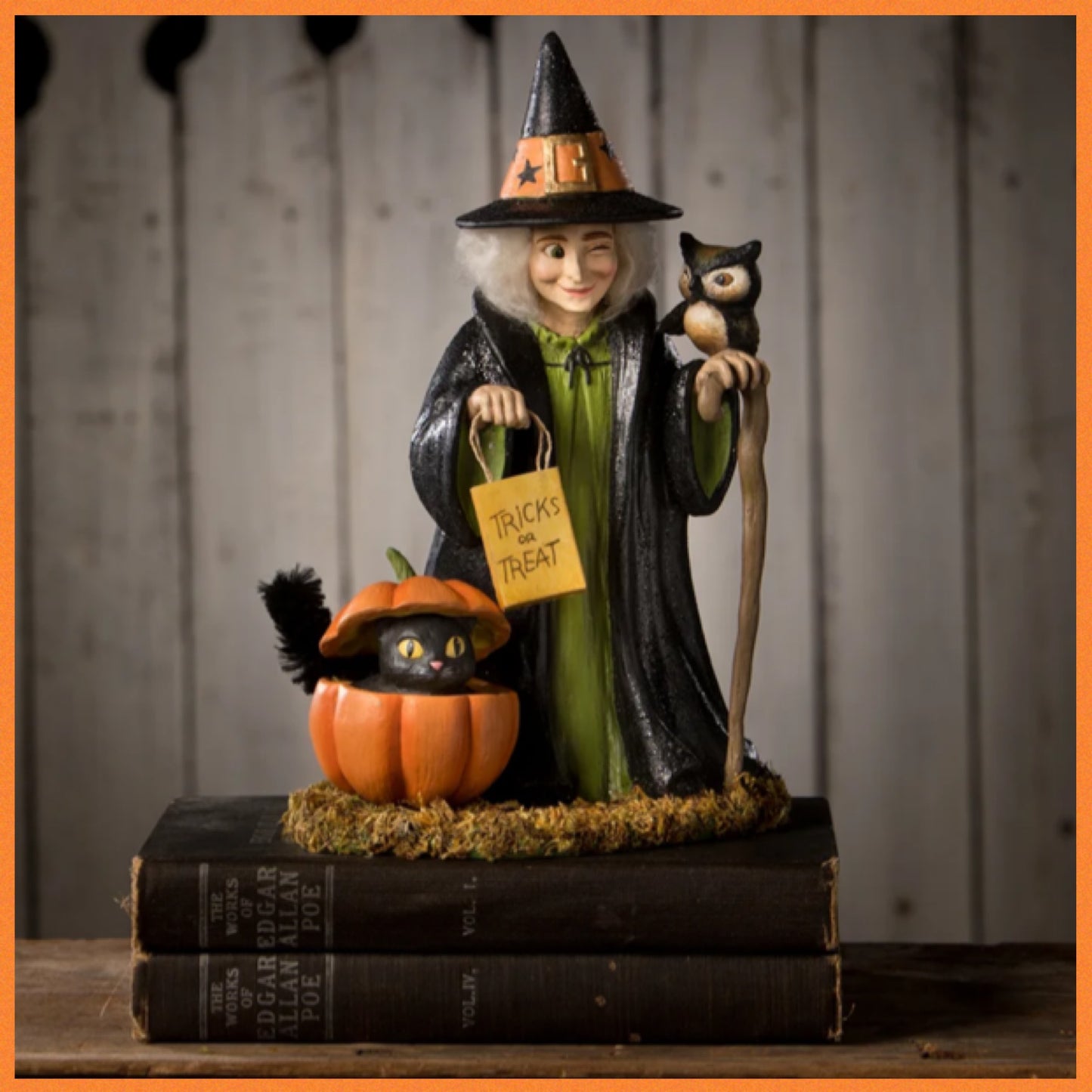 Bethany Lowe Trick or Treat Callie Witch Figure   Bethany Lowe Halloween Witch Decoration