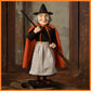 Bethany Lowe Vintage Witch with Broom Container   Bethany Lowe Halloween Witch Decoration