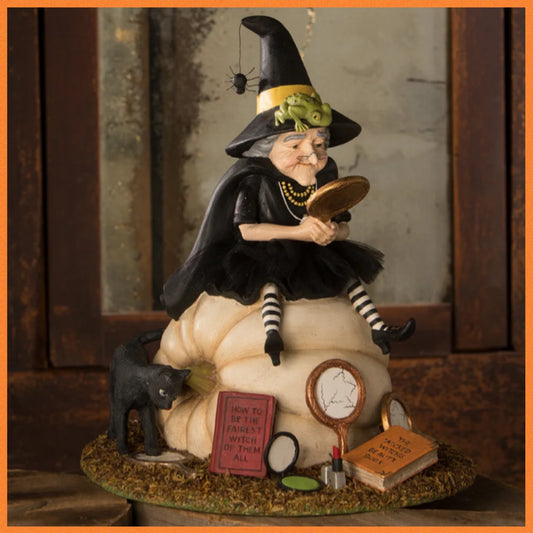 Bethany Lowe Fairest Witch Of Them All Witch Figure   Bethany Lowe Halloween Witch Decoration