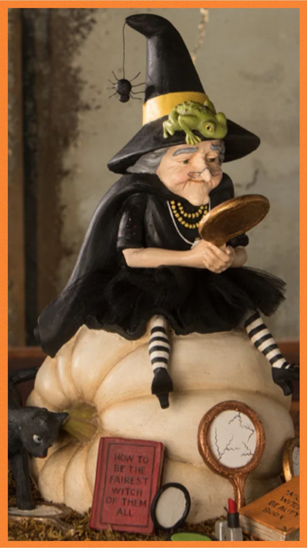 Bethany Lowe Fairest Witch Of Them All Witch Figure   Bethany Lowe Halloween Witch Decoration