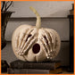 Bethany Lowe Peek a Boo Pumpkin White Jack O' Lantern    Bethany Lowe Halloween White Pumpkin Decoration