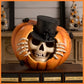 Bethany Lowe Peek A Boo Skelly Pumpkin   Bethany Lowe Halloween Decoration