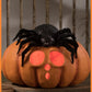 Bethany Lowe Spider On Pumpkin Jack O' Lantern    Bethany Lowe Halloween Orange Pumpkin Decoration