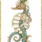 Jeweled Seahorse Finial Candle Holder   Mark Roberts Home Decor