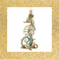 Jeweled Seahorse Finial Candle Holder   Mark Roberts Home Decor