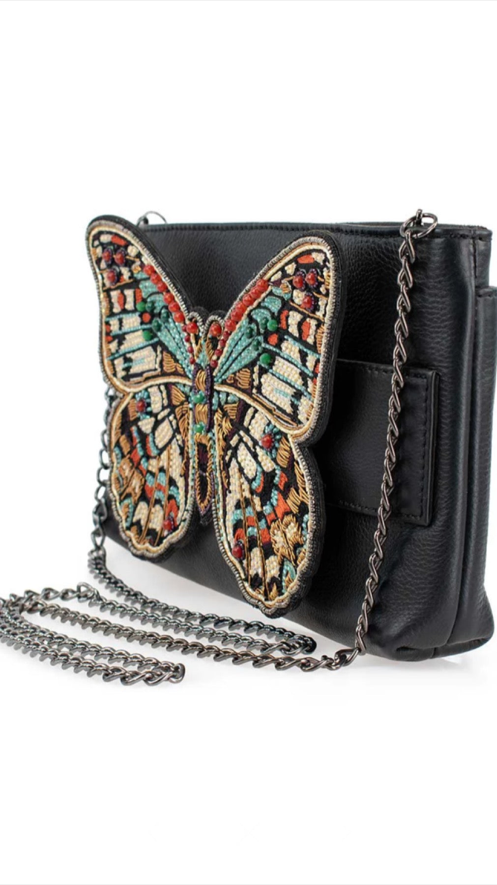 Mary Frances Beaded Butterfly Effect Crossbody Handbag    Mary Frances Butterfly Purse