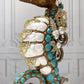 Jeweled Seahorse Finial Candle Holder   Mark Roberts Home Decor