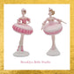 Pink Macaron Ballerina Figures