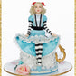 Katherine's Collection Alice on Teacup Blue   Katherine's Collection Hearts and Wonderland