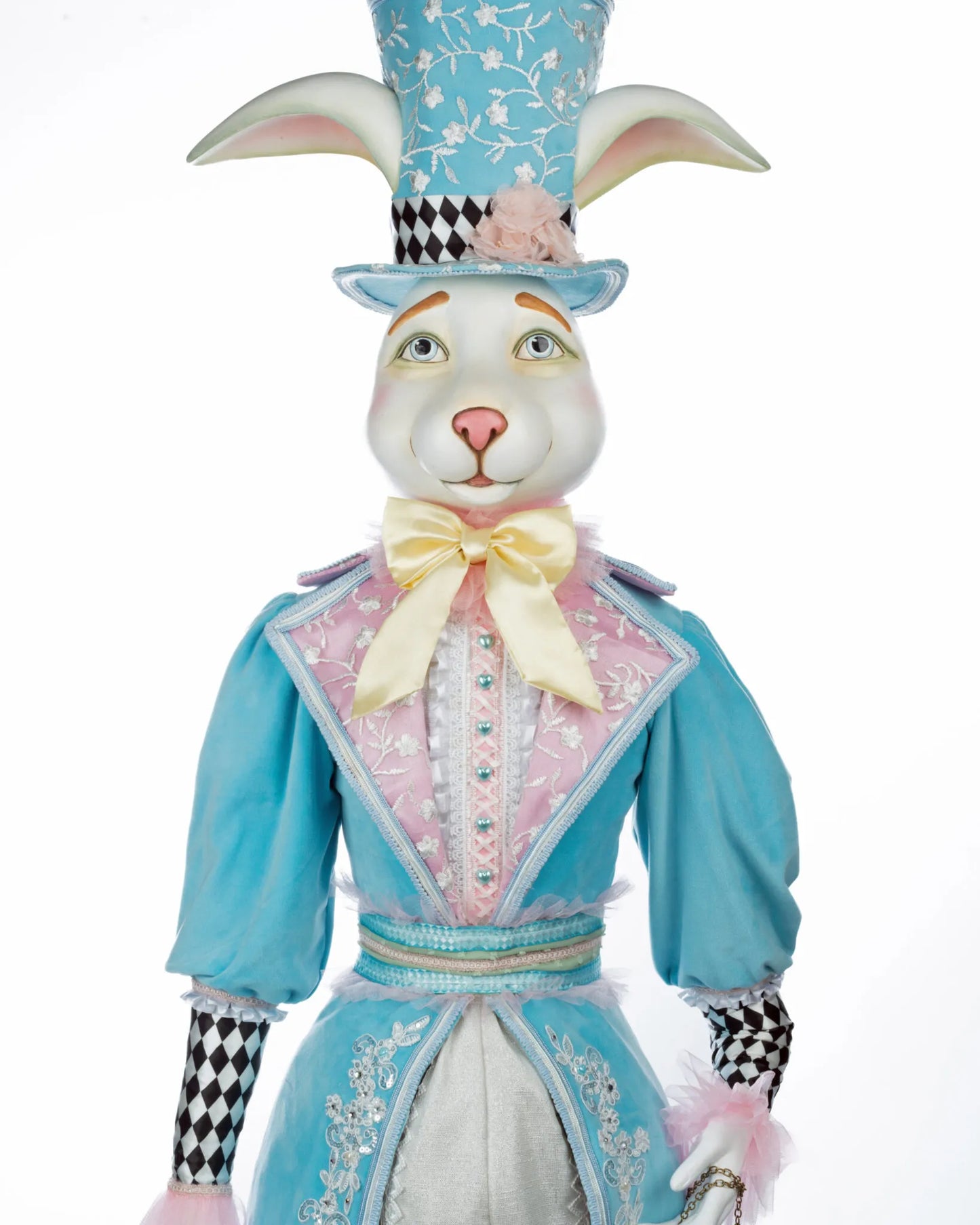 Katherine's Collection White Rabbit Life Size   Katherine's Collection Hearts and Wonderland