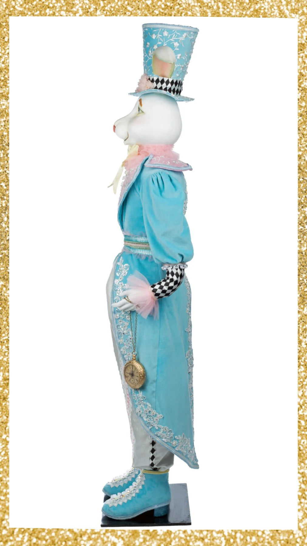 Katherine's Collection White Rabbit Life Size   Katherine's Collection Hearts and Wonderland