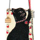 Mary Frances Purr-suit Crossbody Phone Bag   Mary Frances Black Cat Beaded Handbag