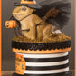 Bethany Lowe Witchy Toad on Box    Bethany Lowe Toad on Trinket Candy Box Halloween Decoration