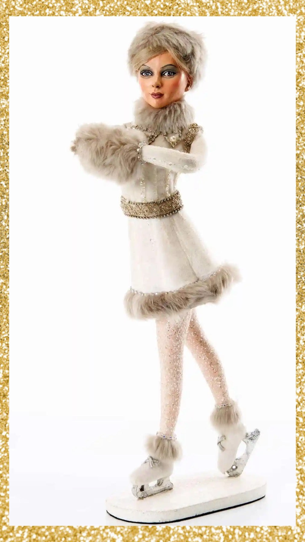 Katherine's Collection Ice Skater   All That Glitters Christmas Decor