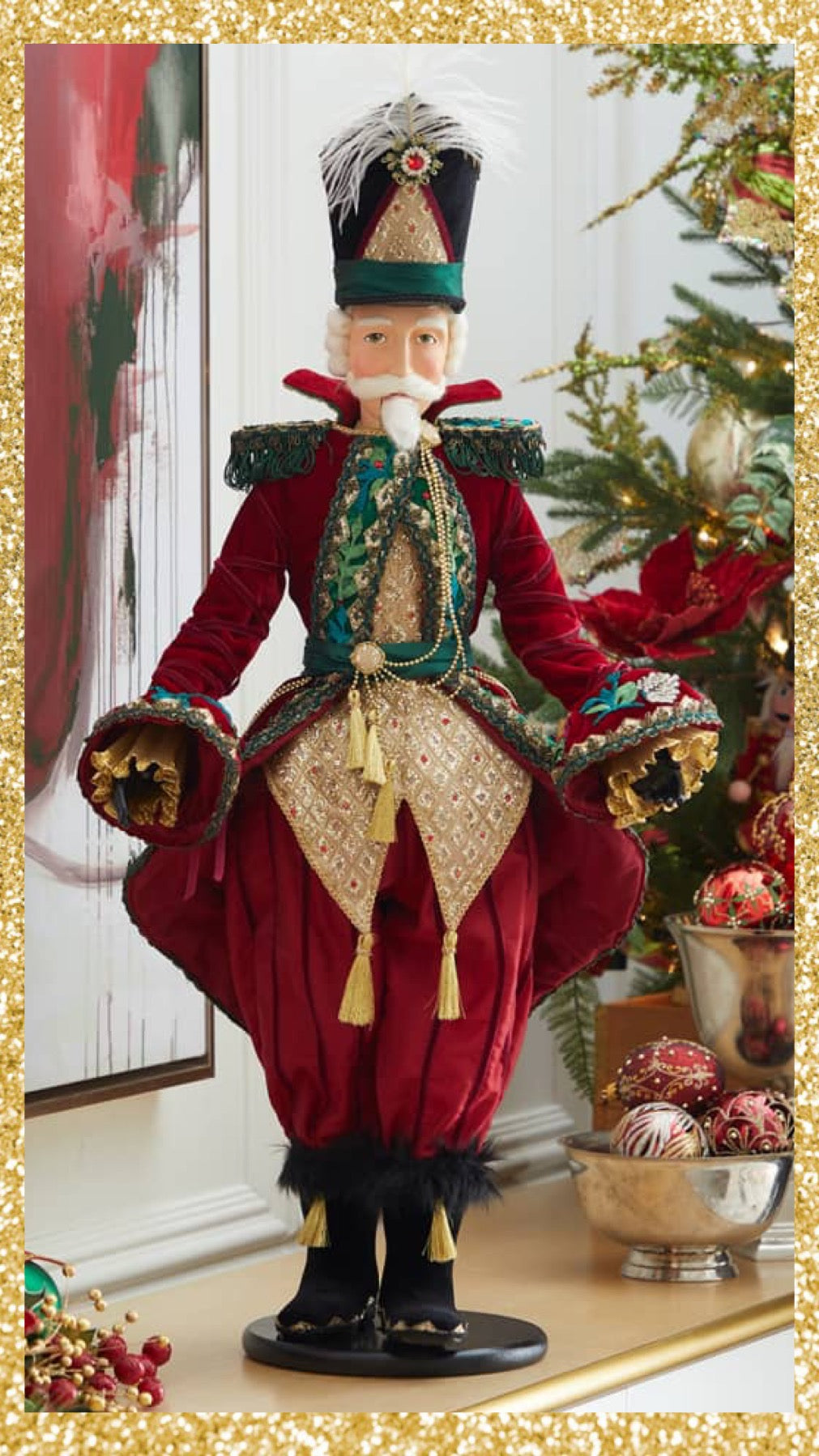 Katherine's Collection Officer G. Tidings Nutcracker 19-Inch   Katherine's Collection Christmas