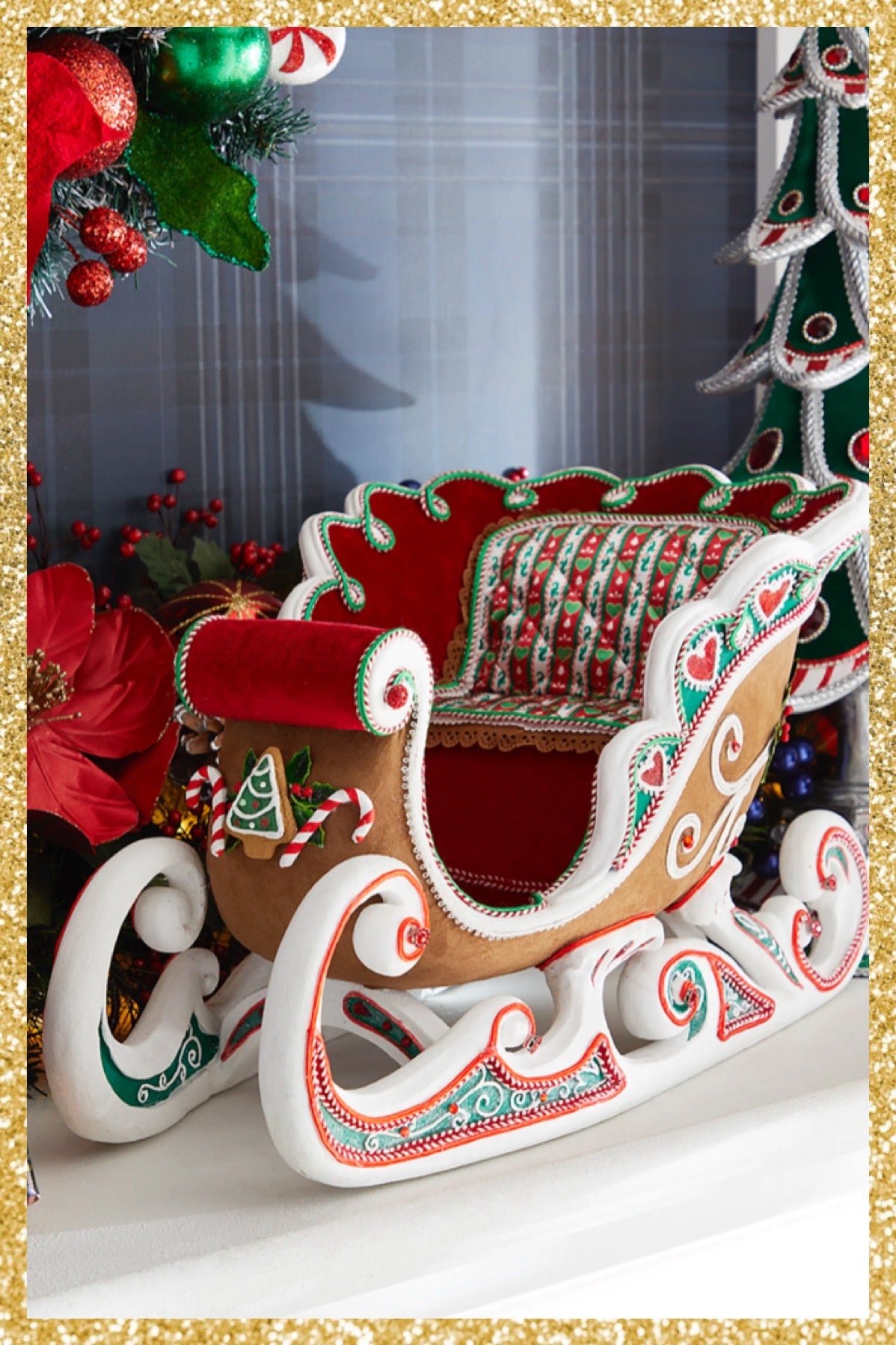 Katherine's Collection Seasoned Greetings Sleigh