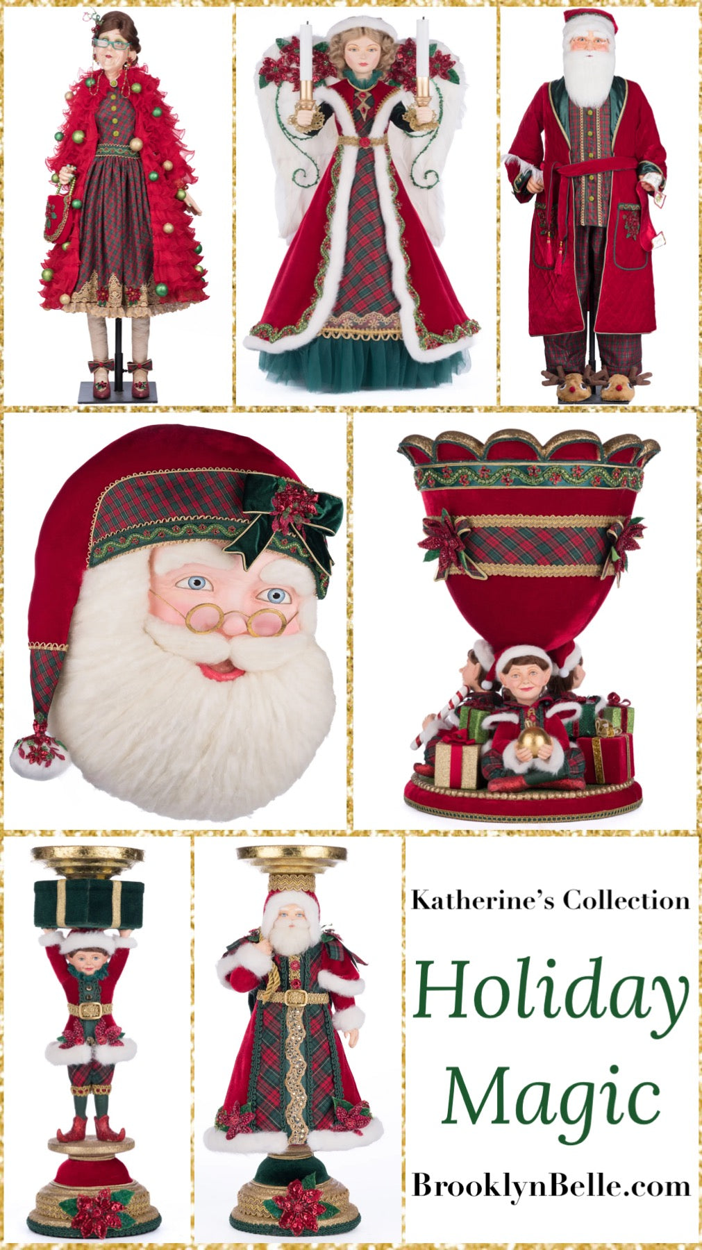 Katherine's Collection Holiday Magic Elf Holding Gift Candy Bowl   Katherine's Collection Christmas Elf Candy Christmas Bowl