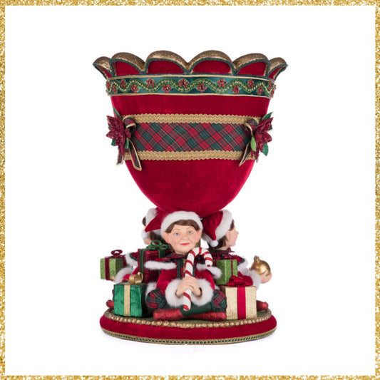 Katherine's Collection Holiday Magic Elf Urn   Katherine's Collection Christmas Elf Urn