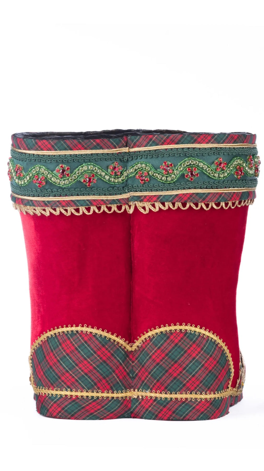 Katherine's Collection Holiday Magic Santa Tabletop Red Boots  Katherine's Collection Christmas Santa Boots