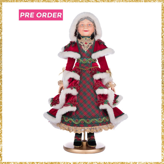 Katherine's Collection Holiday Magic Merry Magic Mrs. Claus Doll 24 inch    Katherine's Collection Mrs. Claus Doll Decoration