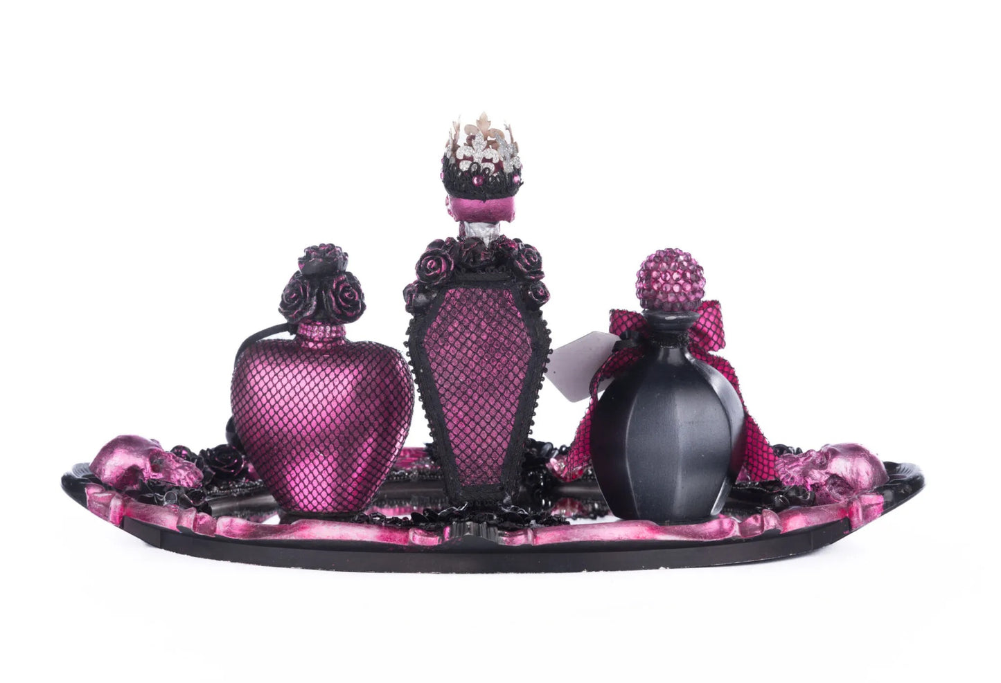 Katherine's Collection Pink Passion Vanity Tray with Bottles   Katherine's Collection Halloween Potion Bottles with Tray