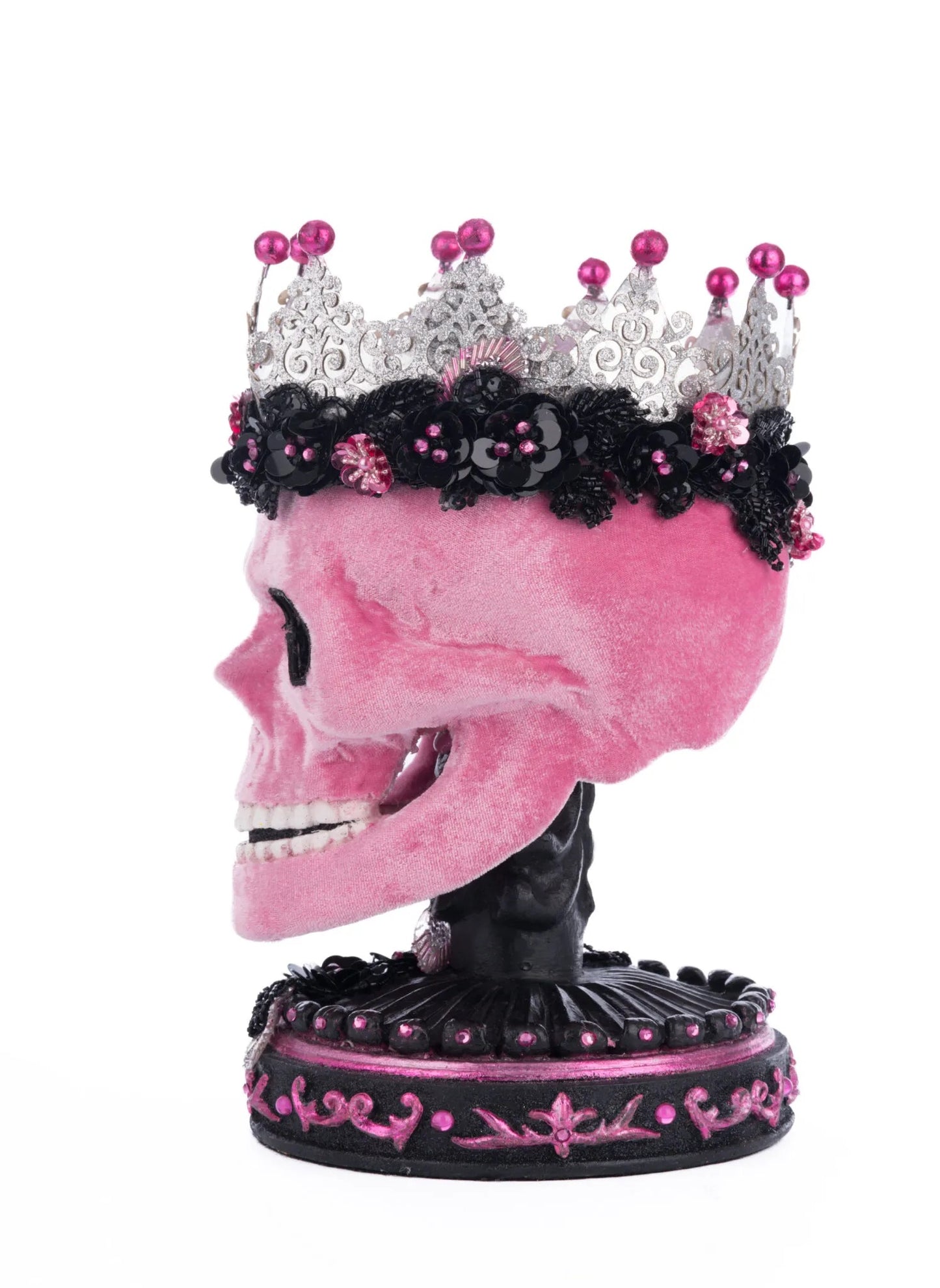 Katherine's Collection Pink Panic Skull Trinket Holder   Katherine's Collection Halloween Pink Skull