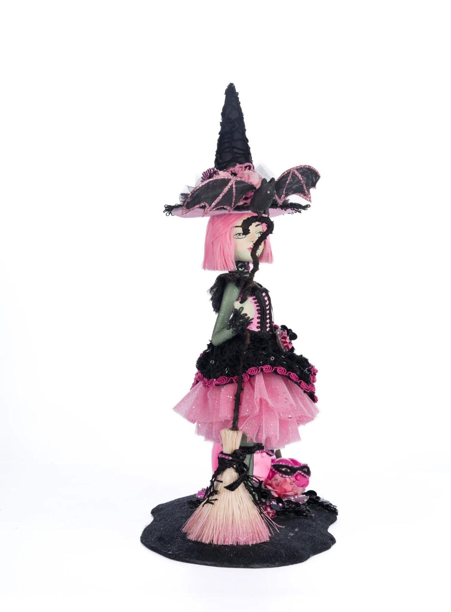 Katherine's Collection Rosalie Blackthorne Tabletop   Katherine's Collection Halloween Pink Decor