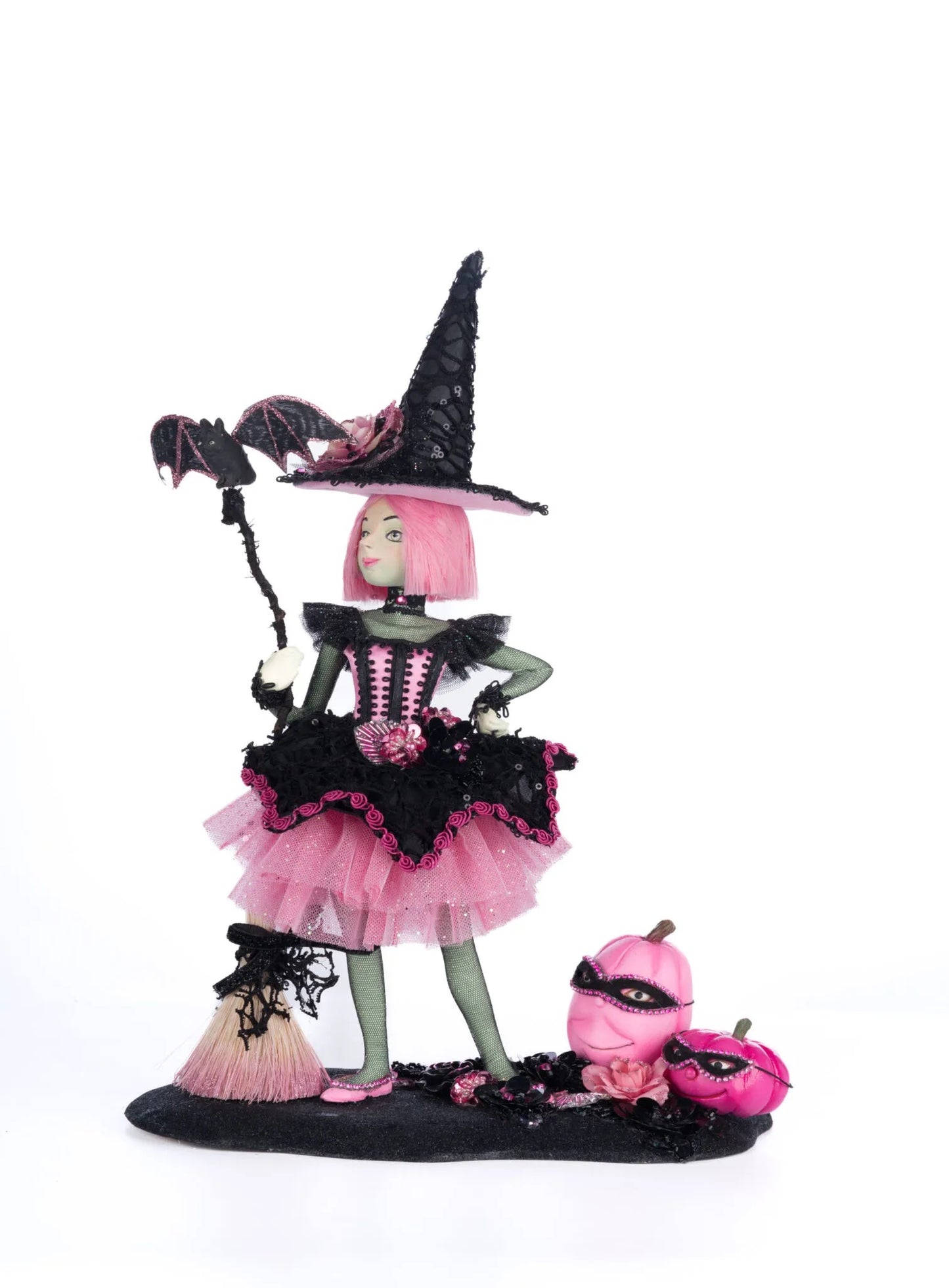 Katherine's Collection Rosalie Blackthorne Tabletop   Katherine's Collection Halloween Pink Decor