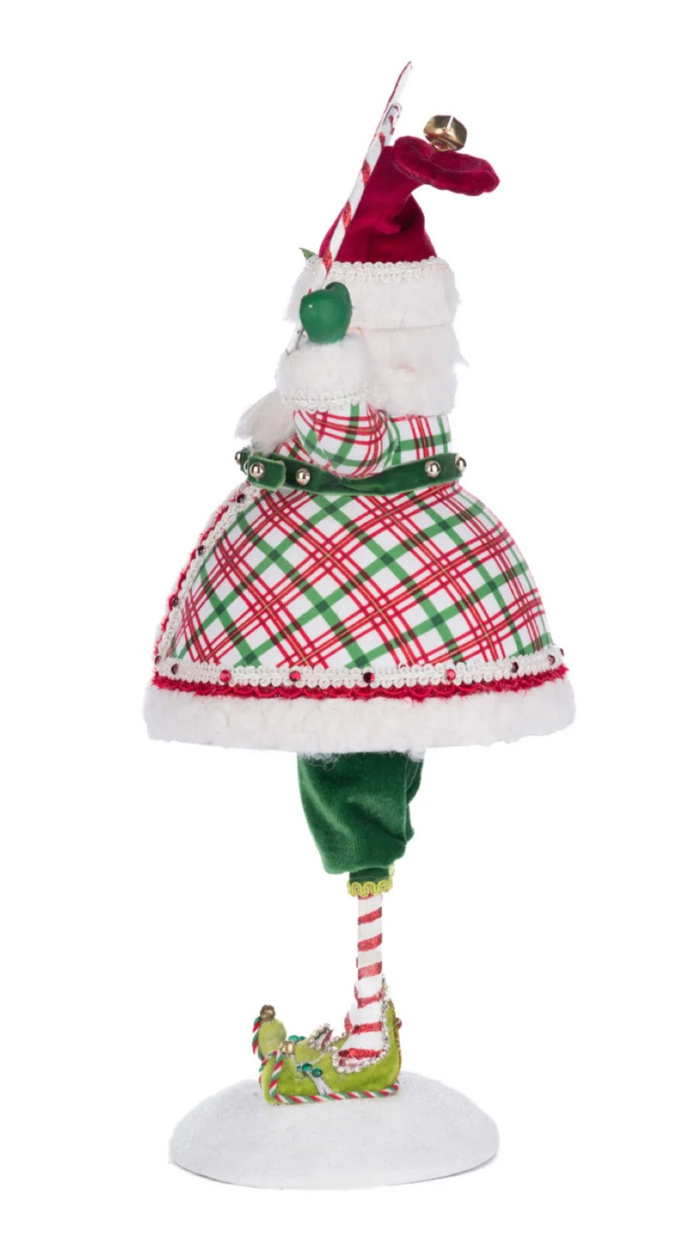 Katherine's Collection Village Of Holly Woods Silly Santa With Sign   Katherine's Collection Santa Figure with Sign