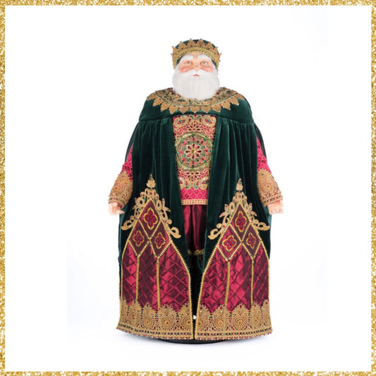 Katherine's Collection Father Christmas Castle Santa Doll   Katherine's Collection Santa 32 inch