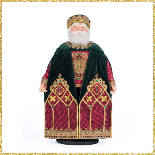 Katherine's Collection Father Christmas Castle Santa Doll   Katherine's Collection Santa 24 inch