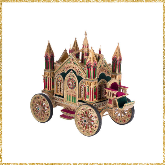 Katherine's Collection Christmas Castle Carriage   Katherine's Collection Christmas Carriage