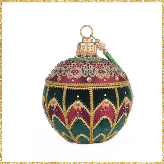 Katherine's Collection Christmas Castle Ornament Shaped Box   Katherine's Collection Christmas Ornament Shaped Box