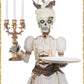 Katherine's Collection Lady Adelaid Apparition With Candelabra And Tray   Katherine's Collection Halloween Candelabra Server