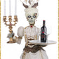 Katherine's Collection Lady Adelaid Apparition With Candelabra And Tray   Katherine's Collection Halloween Candelabra Server