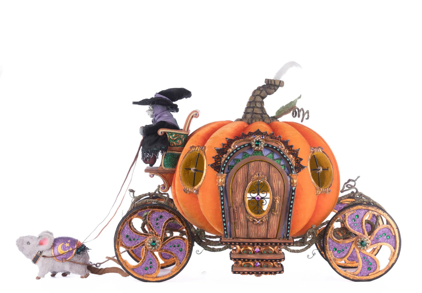 Katherine's Collection Enchanted Pumpkin Carriage   Katherine's Collection Halloween Pumpkin Carriage