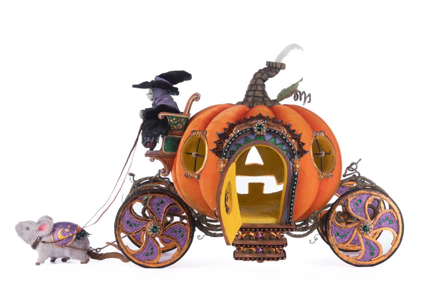 Katherine's Collection Enchanted Pumpkin Carriage   Katherine's Collection Halloween Pumpkin Carriage